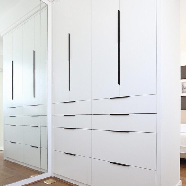 Kitchen lip pull handles darwin Matt black /Brushed brass/Brushed nickel/Matt white - Image 14