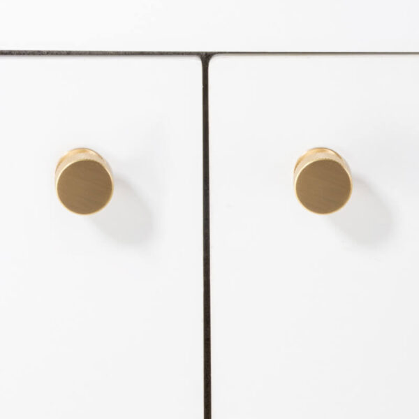 Kitchen drawer Knurled knobs solid brass - Image 6