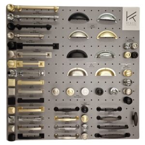 Kitchen handles display board - hampton collection