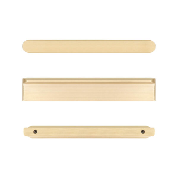 Kitchen Finger Pull Handle Nowra Matt black /Brushed brass/Brushed nickel - Image 5