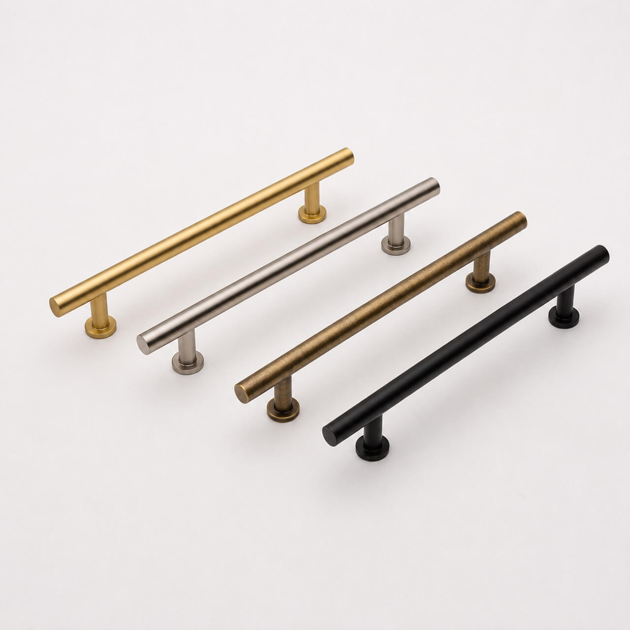 Brass kitchen drawer handles Point Piper