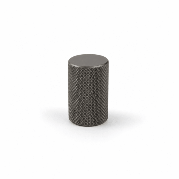 Kitchen Knurled cabinet handles gunmetal grey Bondi - Image 3