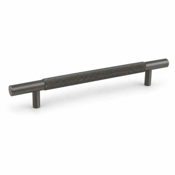 Kitchen Knurled cabinet handles gunmetal grey Bondi - Image 4
