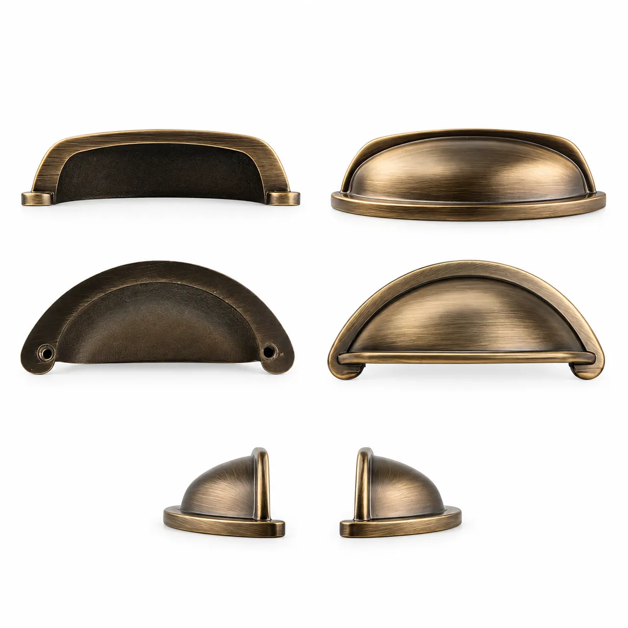 Portland Hampton Style Cup Pull Handles 76mm - Image 8